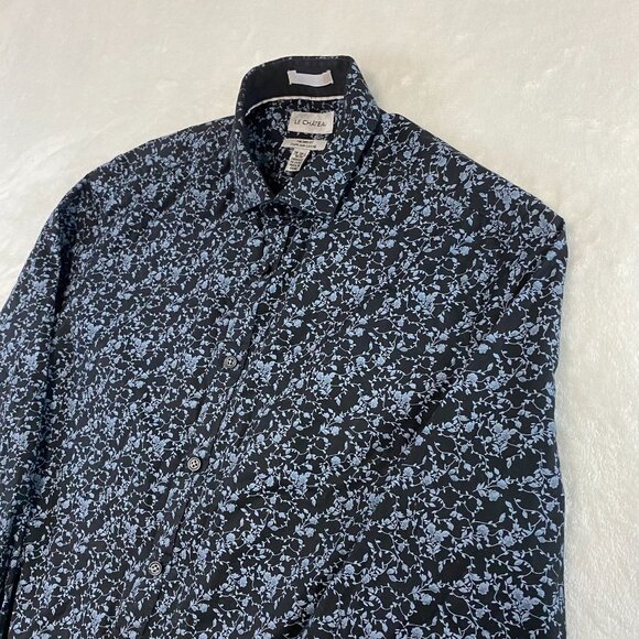 Le Chateau Men's M Tailored Fit 16-16 1/2 Rose Vineyard Button Up Dress Shirt - Picture 2 of 9